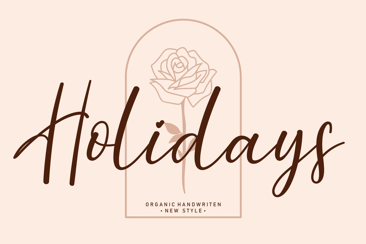 Holidays Regular Font