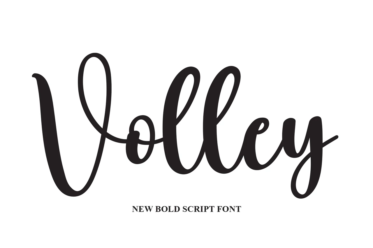 Volley Regular Lettertype