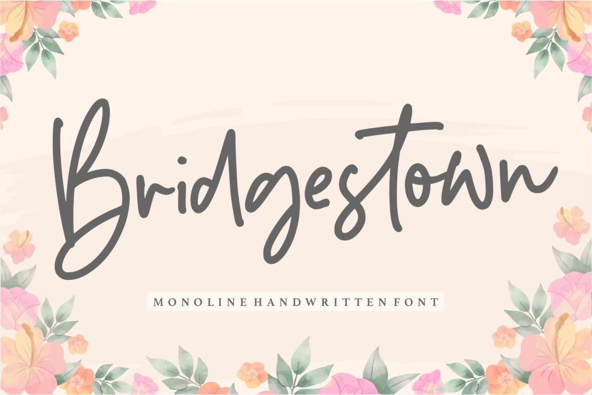 Bridgestown Regular Schriftart