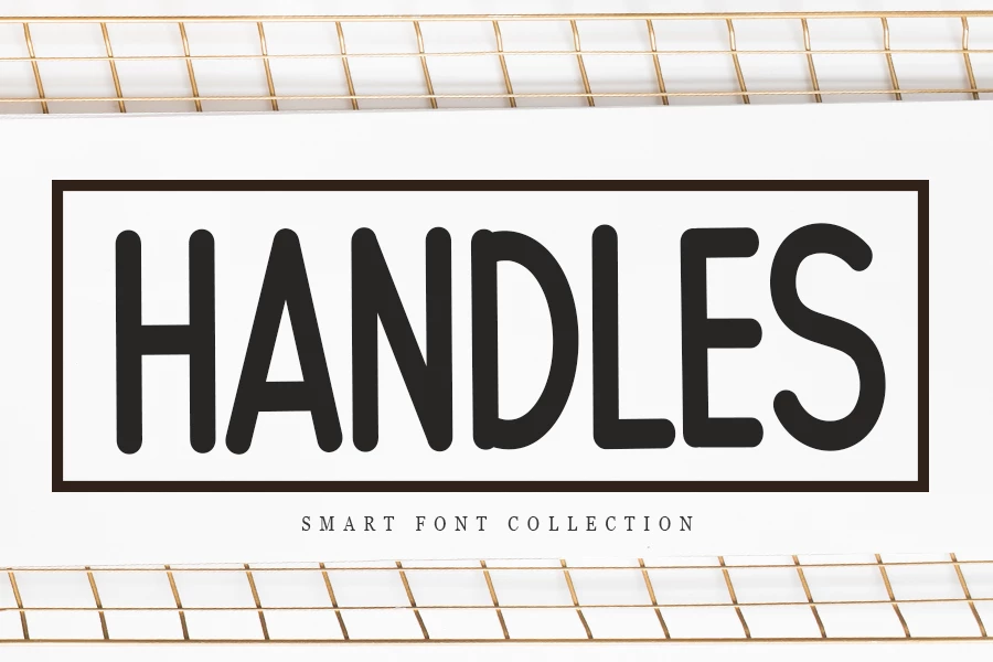 Handles Regular Font