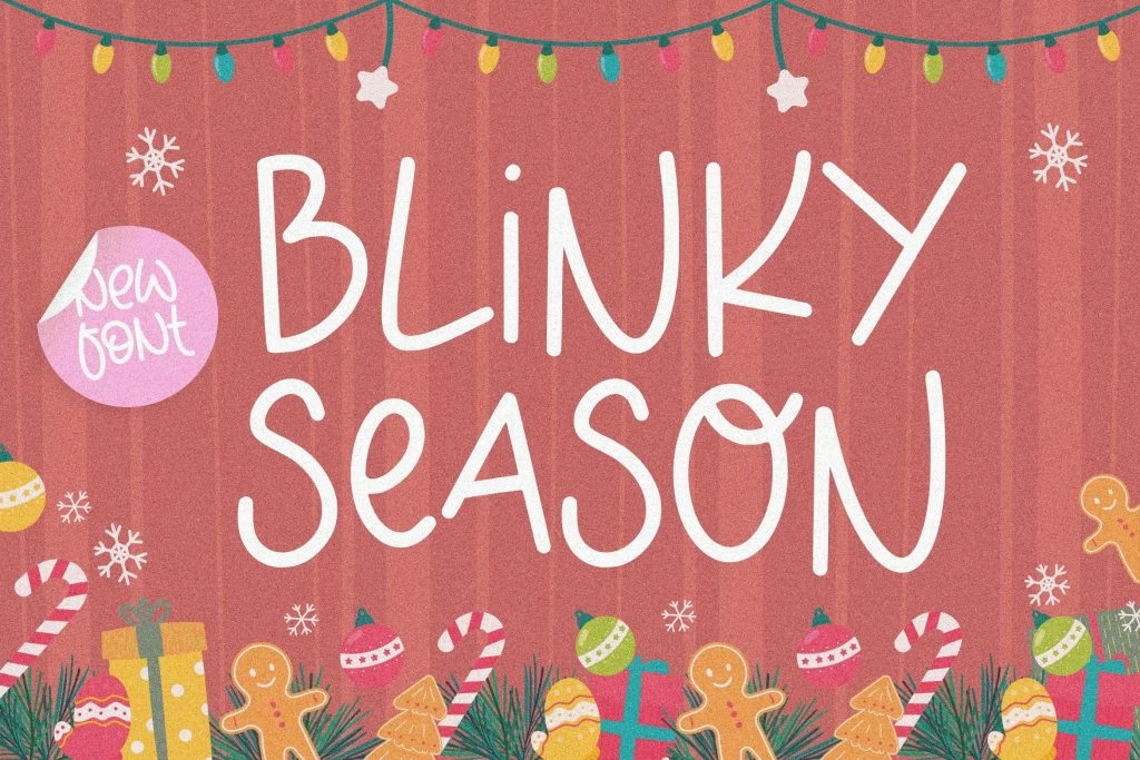 BLINKY SEASON Regular Krój pisma