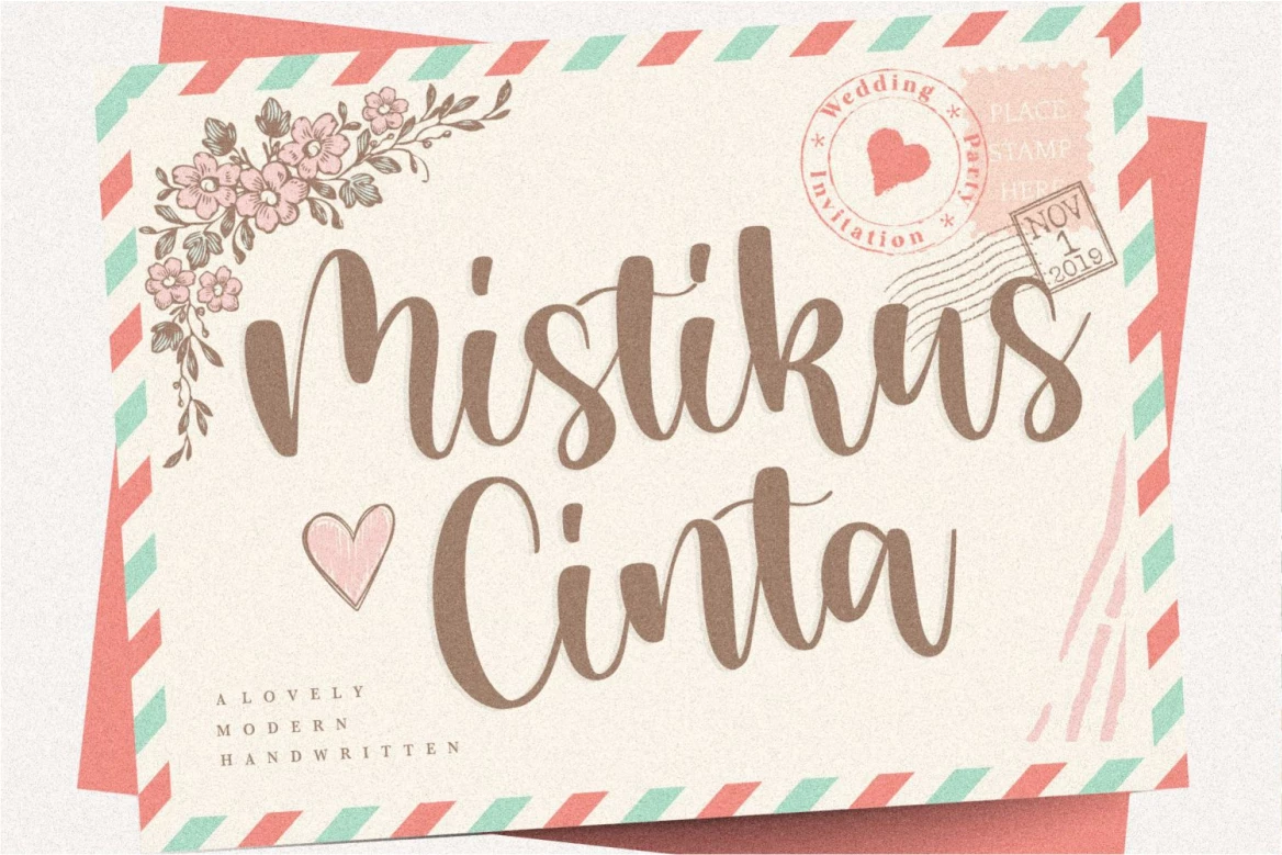 Mistikus Cinta Regular Шрифт