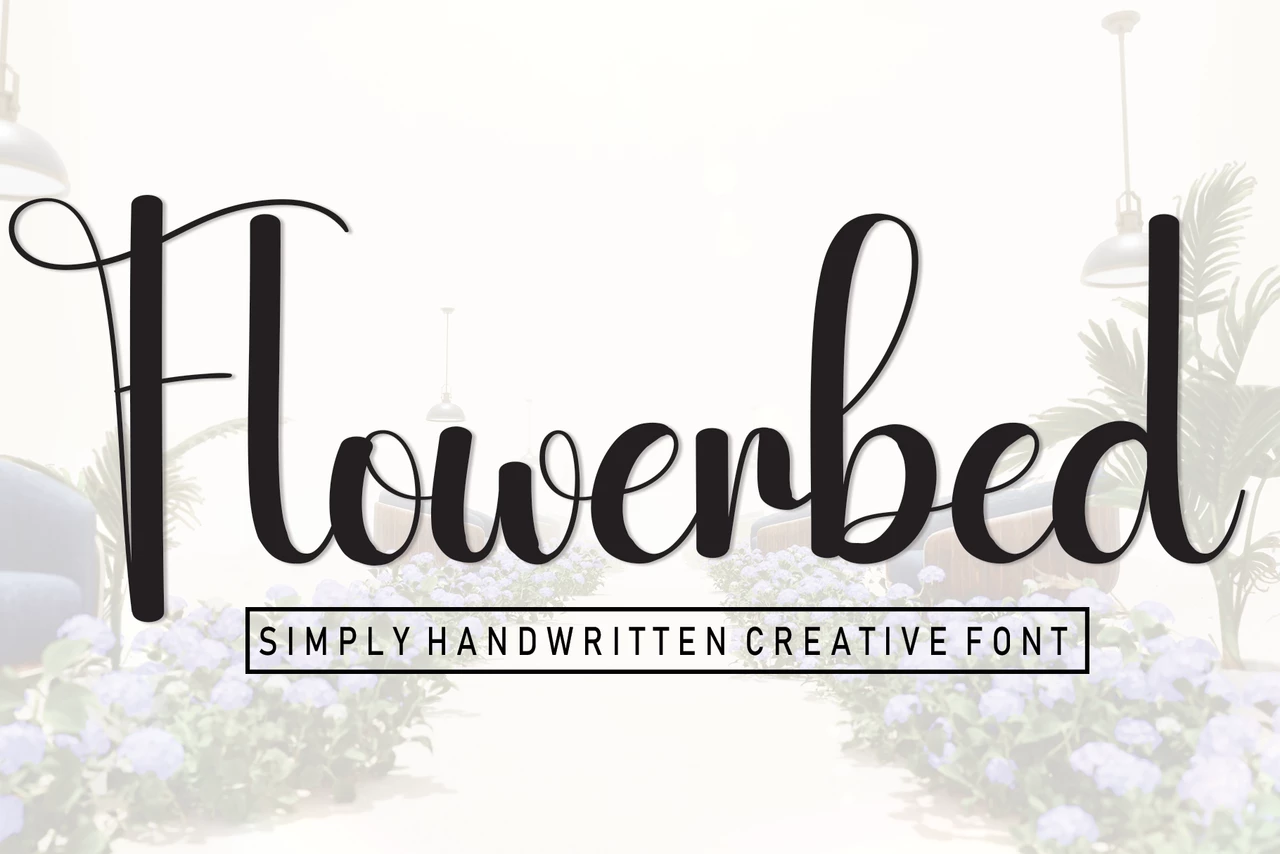 Flowerbed Regular Font