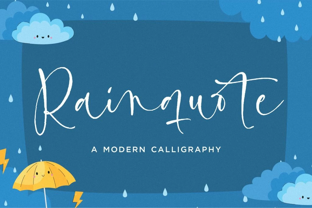 Rainquote Regular Font