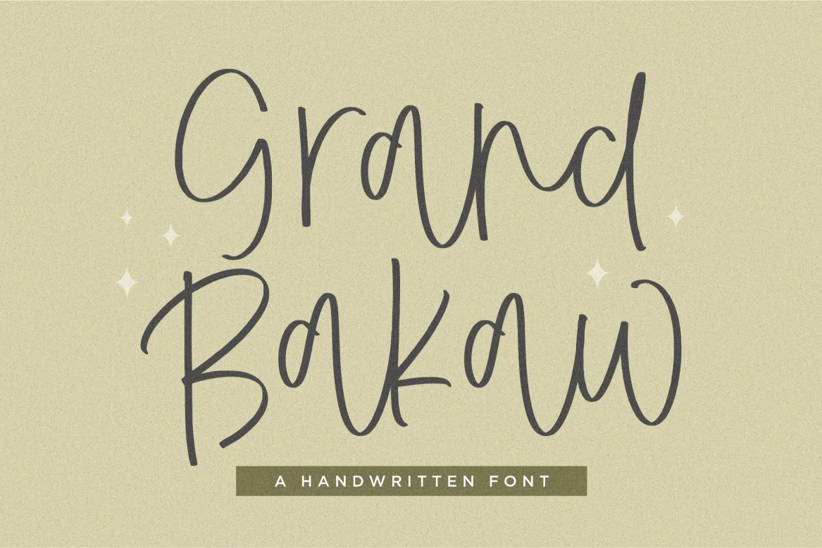 Grand Bakaw Regular Tipo de letra