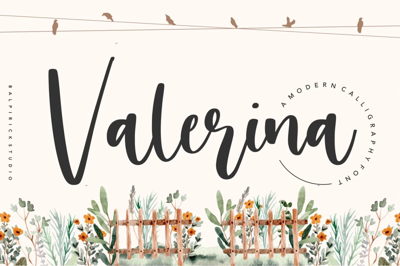 valerina Regular Tipo de fuente
