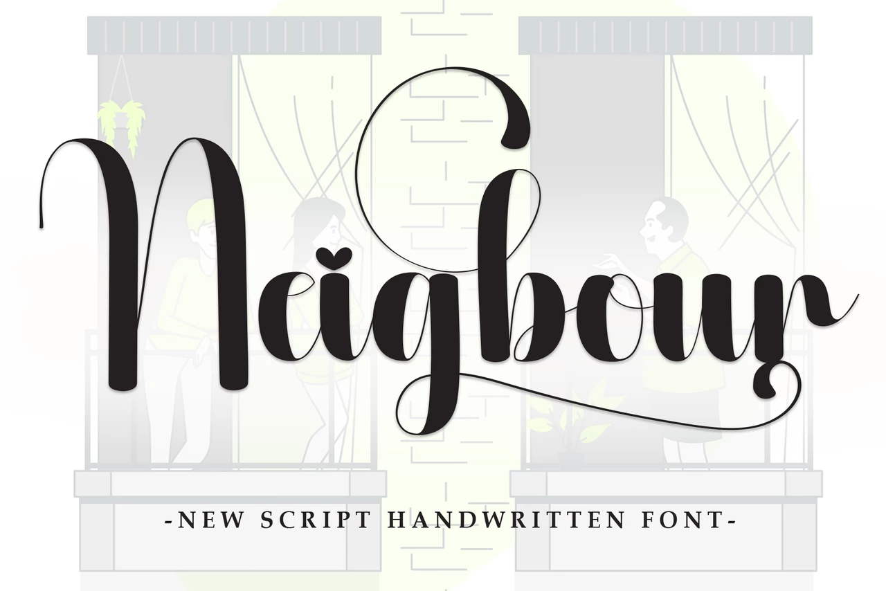 Neigbour Regular Шрифт