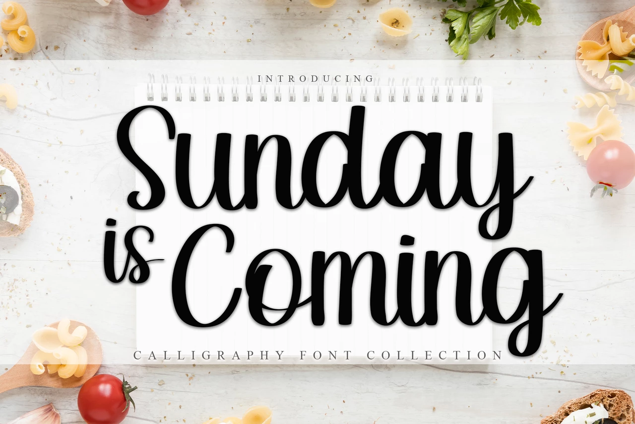 Sunday Is Coming Regular Caratteri tipografici
