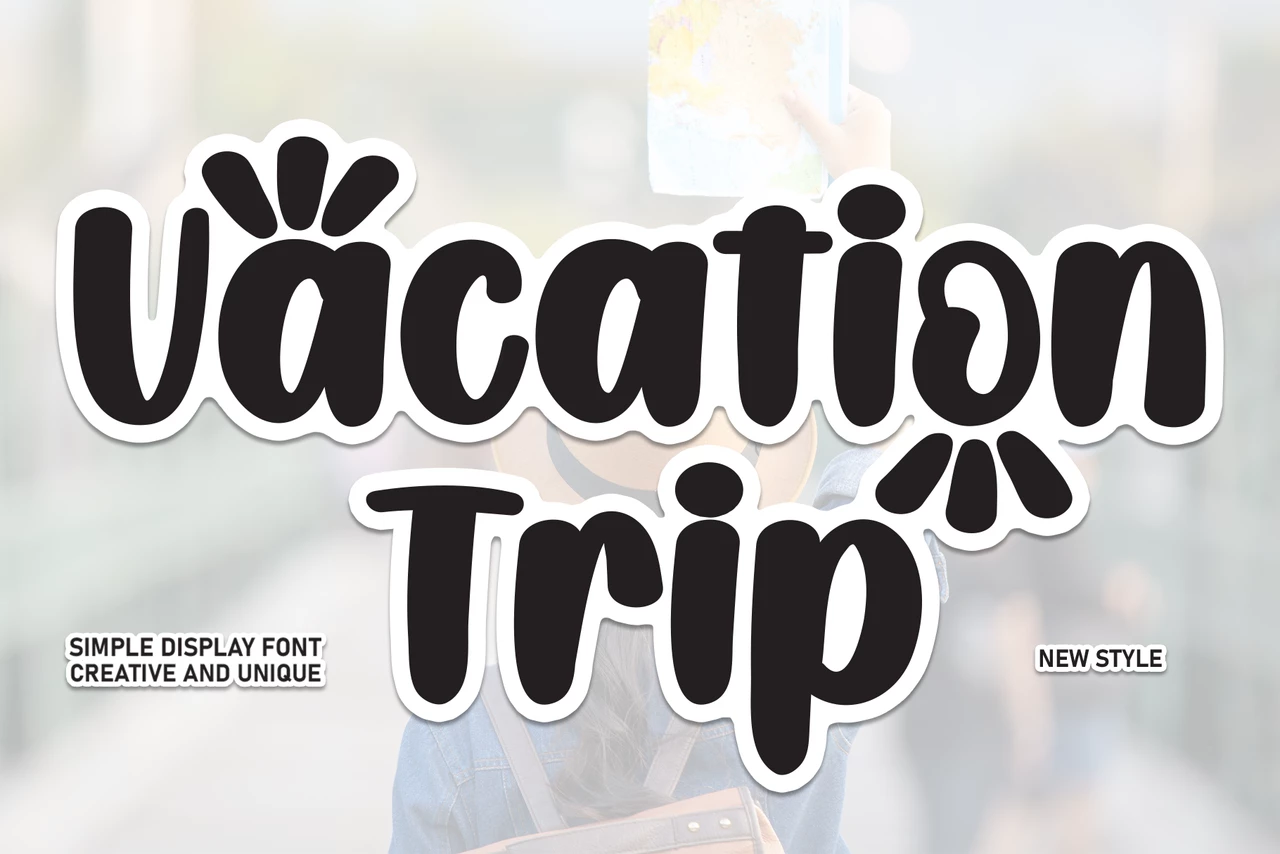 Vacation Trip Regular Caratteri tipografici