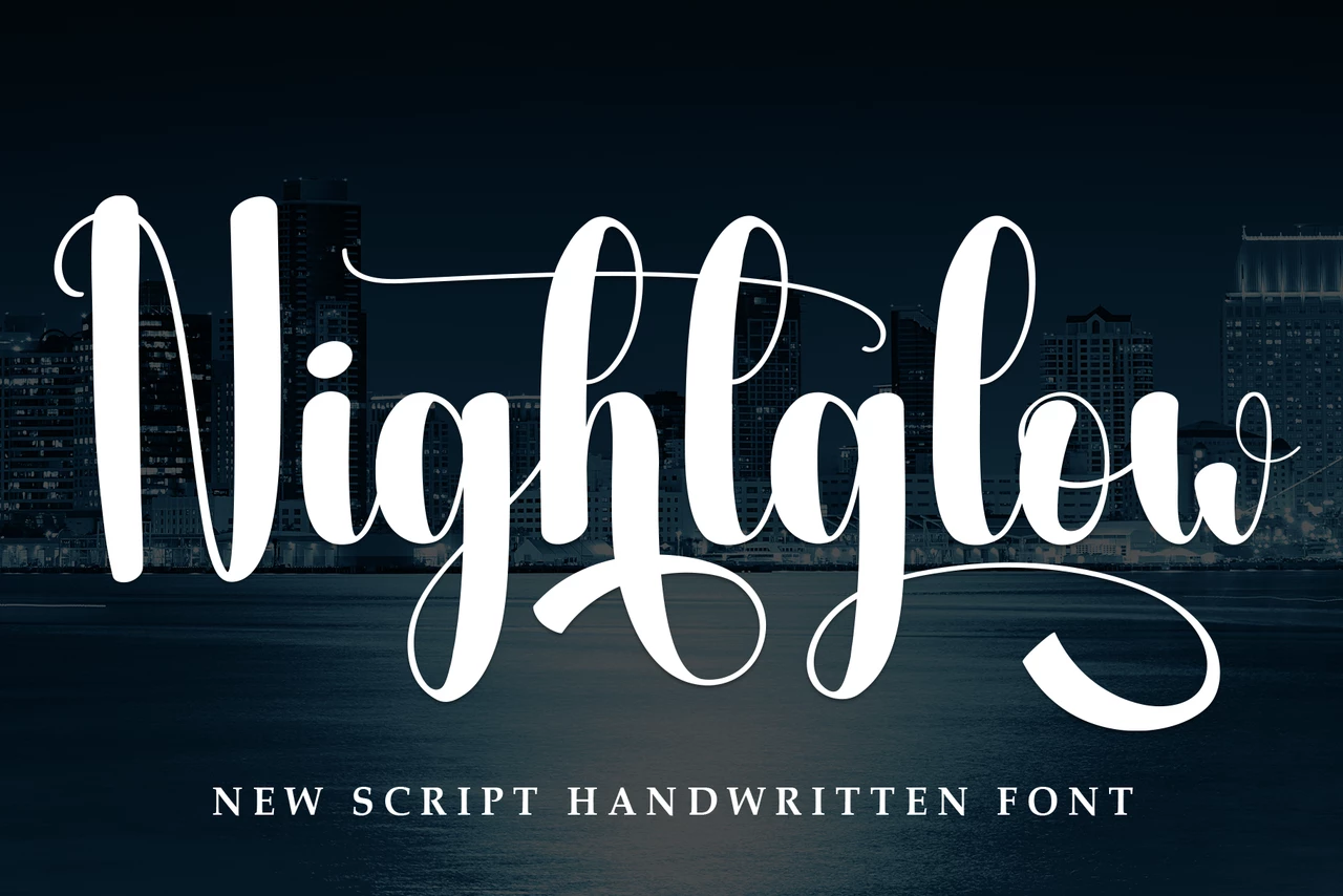 Nightglow Regular Caratteri tipografici