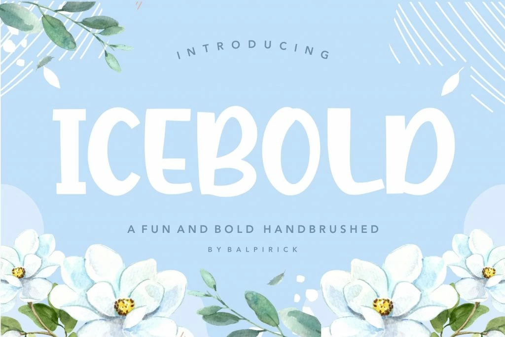 ICEBOLD Regular Font