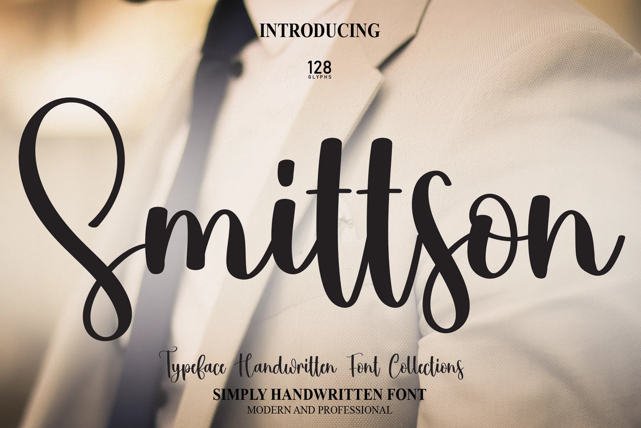 Smittson Regular Font
