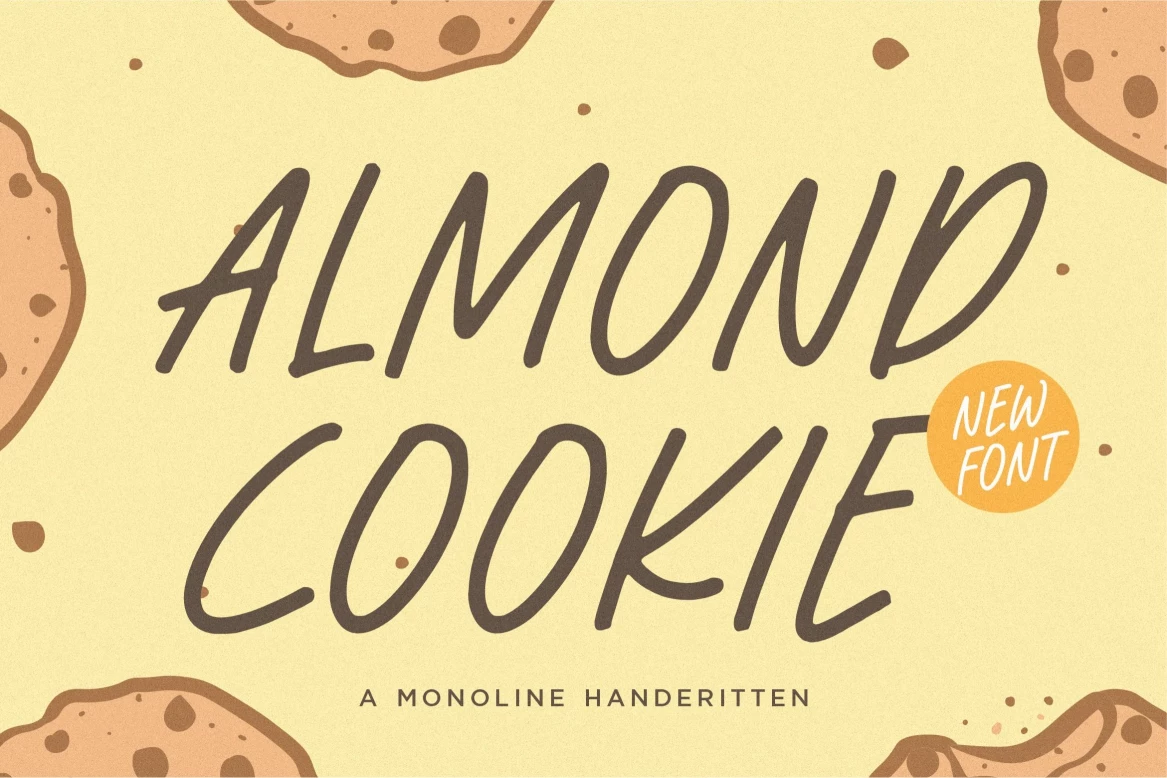 Almond Cookie Regular Caratteri tipografici