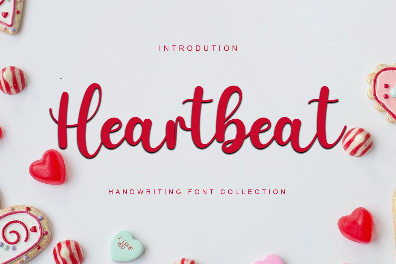 Heartbeat Regular Font