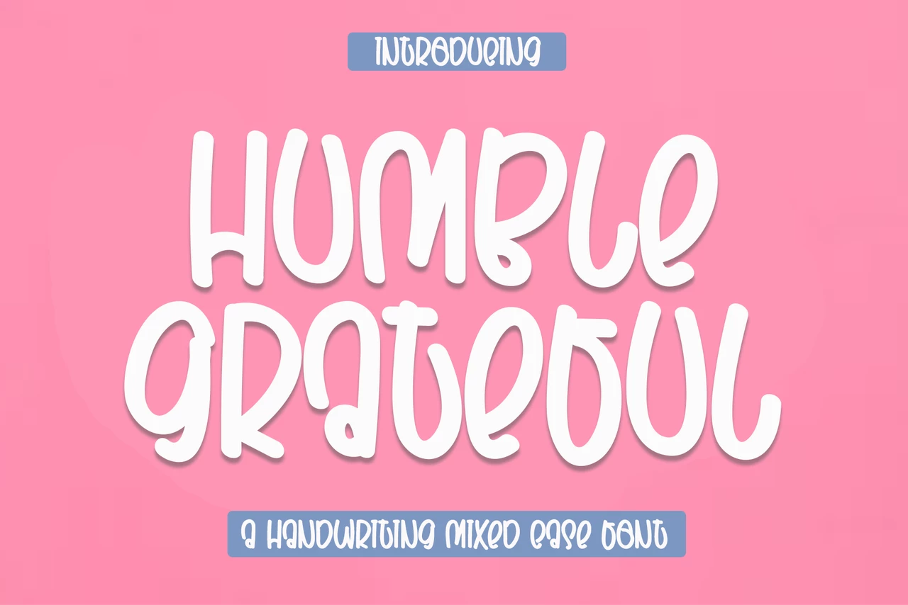 Humble Grateful Regular Tipo de letra