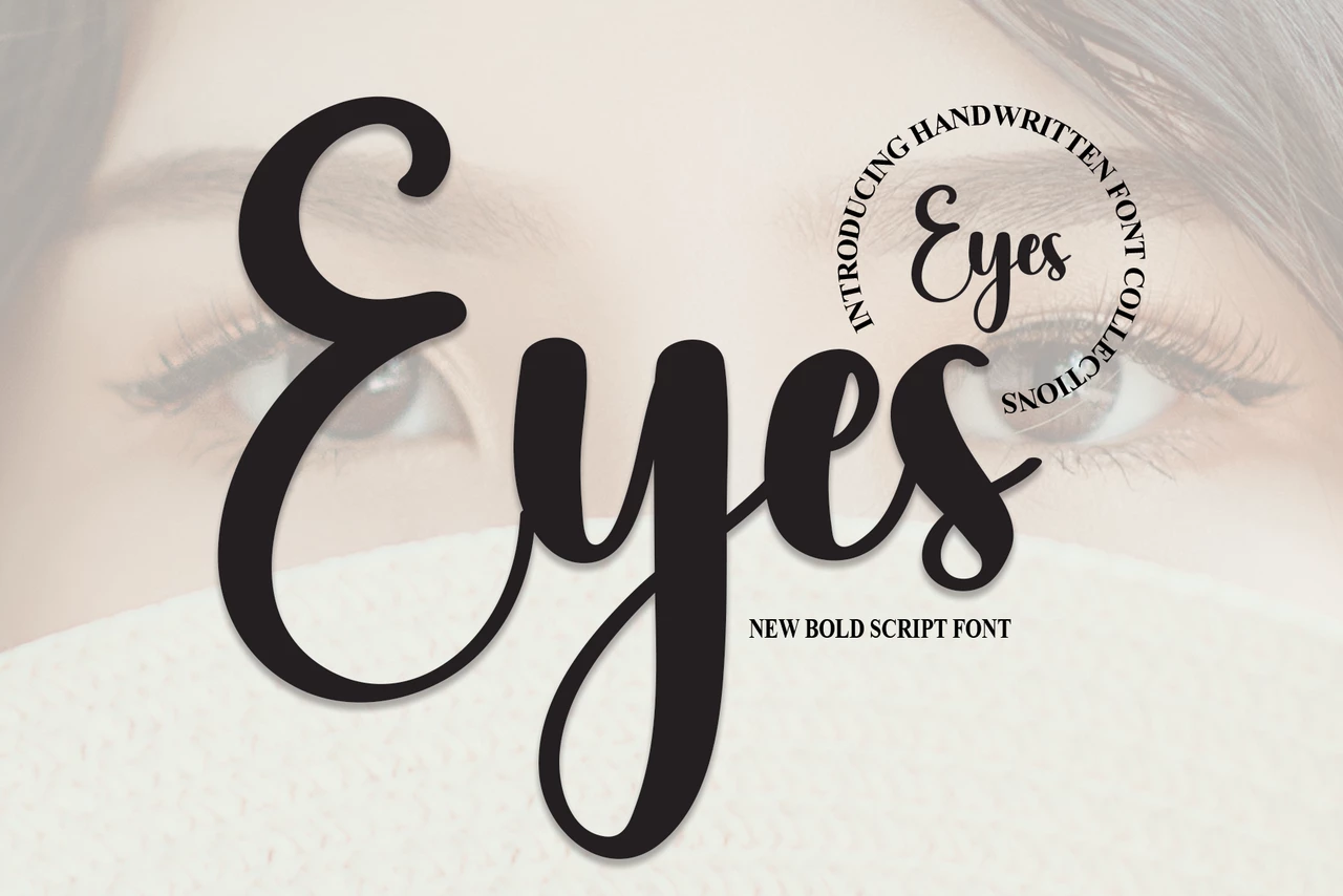 Eyes Regular Yazı Karakteri