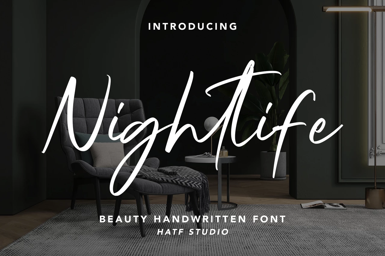 Nightlife Regular Font
