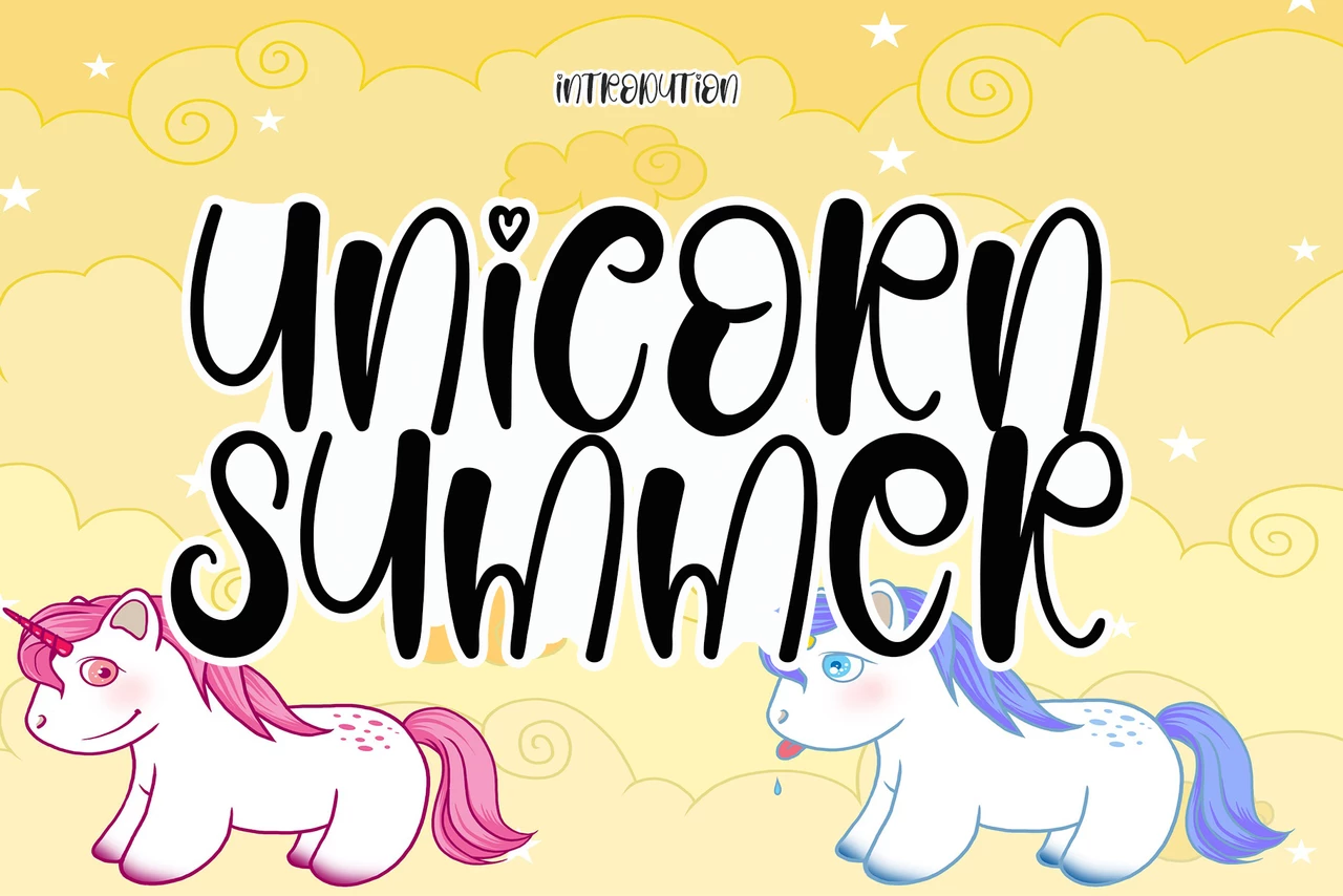 Unicorn Summer Regular Font