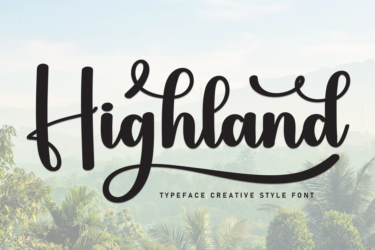 Highland Regular Schriftart