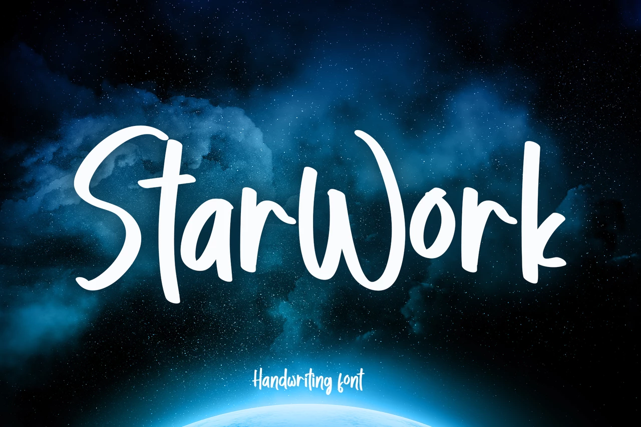 StarWork Regular Font
