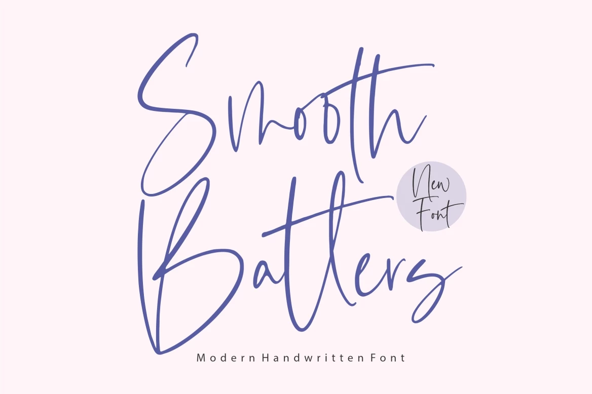 Smooth Batters Regular Yazı Karakteri