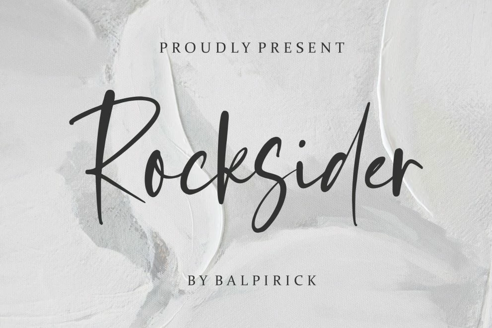 Rocksider Regular Caratteri tipografici