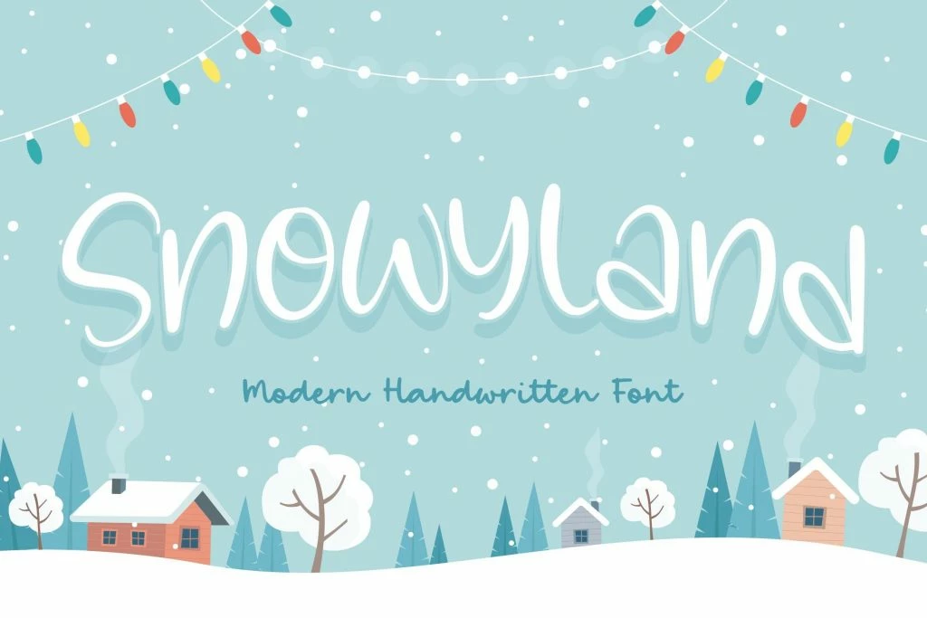 Snowyland Regular Lettertype