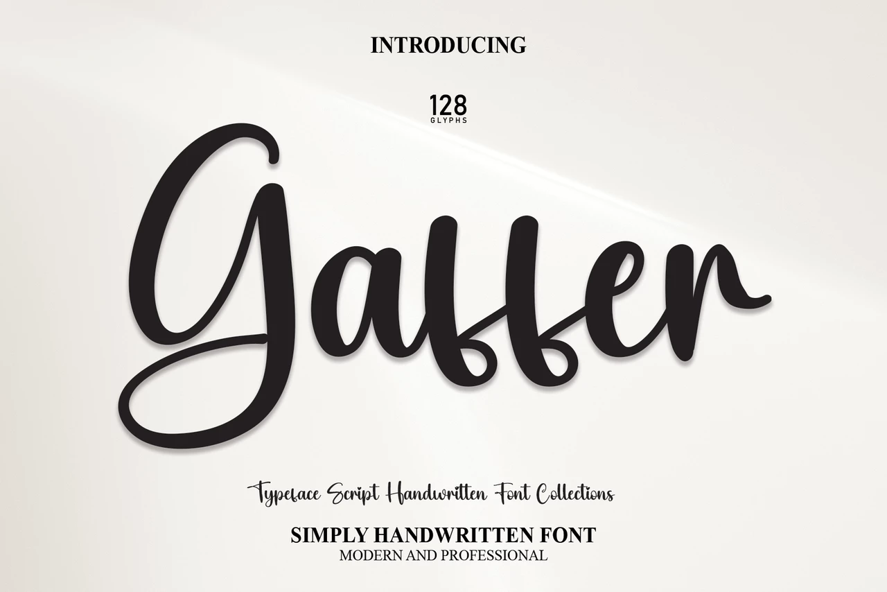 Gaffer Regular Font