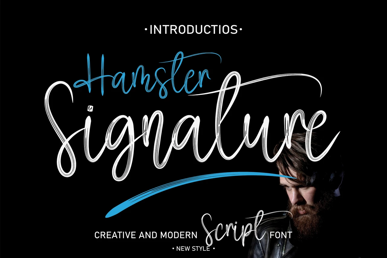Hamster Signature Regular Lettertype