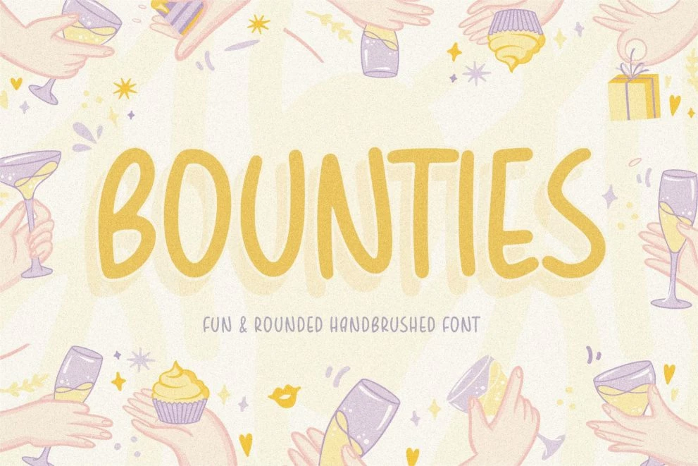 BOUNTIES Regular 書体