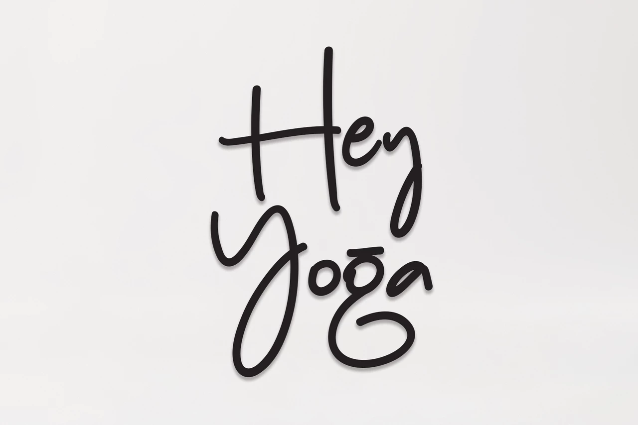 Hey Yoga Regular Caratteri tipografici