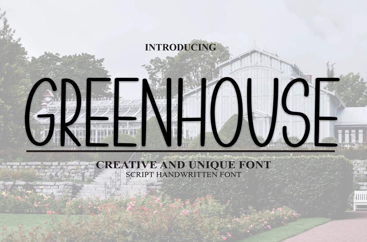 Greenhouse Regular Caratteri tipografici