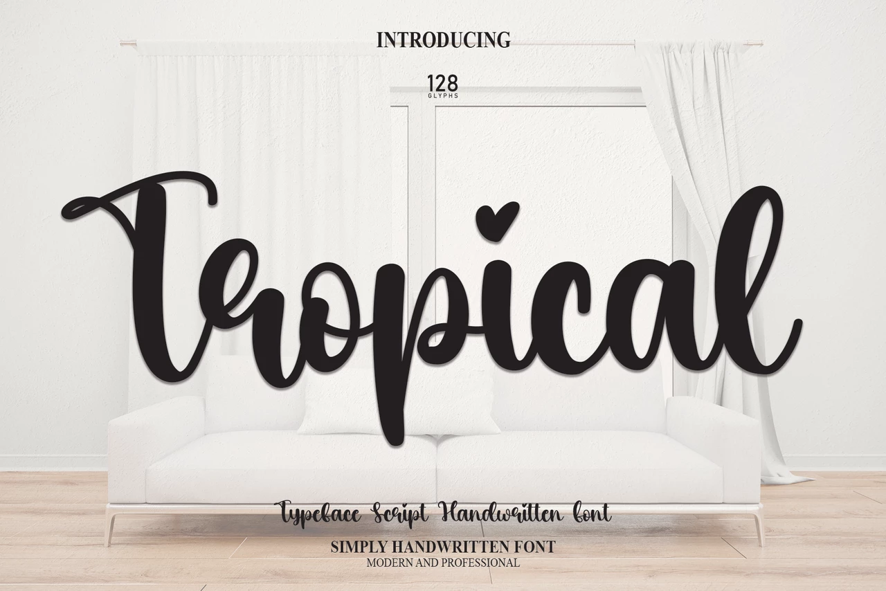 Tropical Regular Font