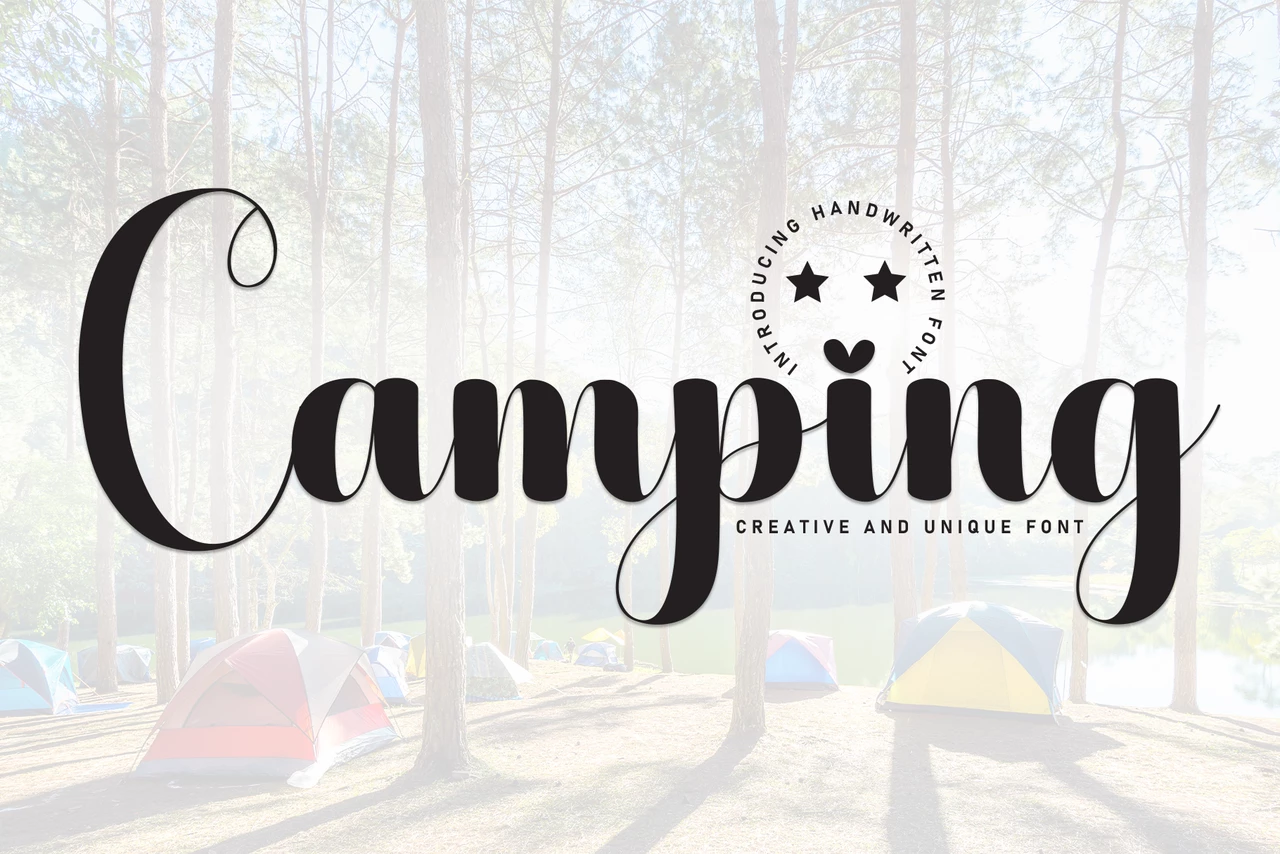 Camping Regular Font