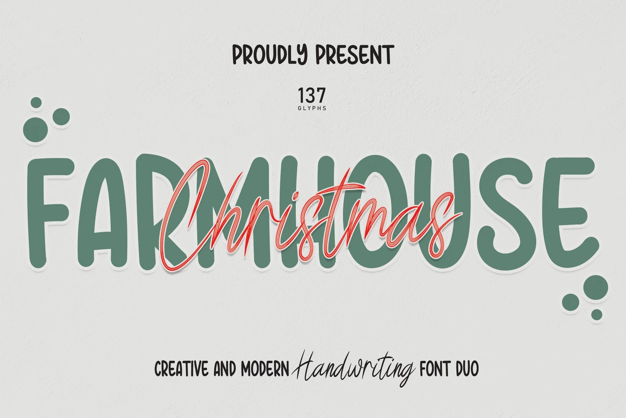 Christmas Farmhouse Regular Tipo de letra