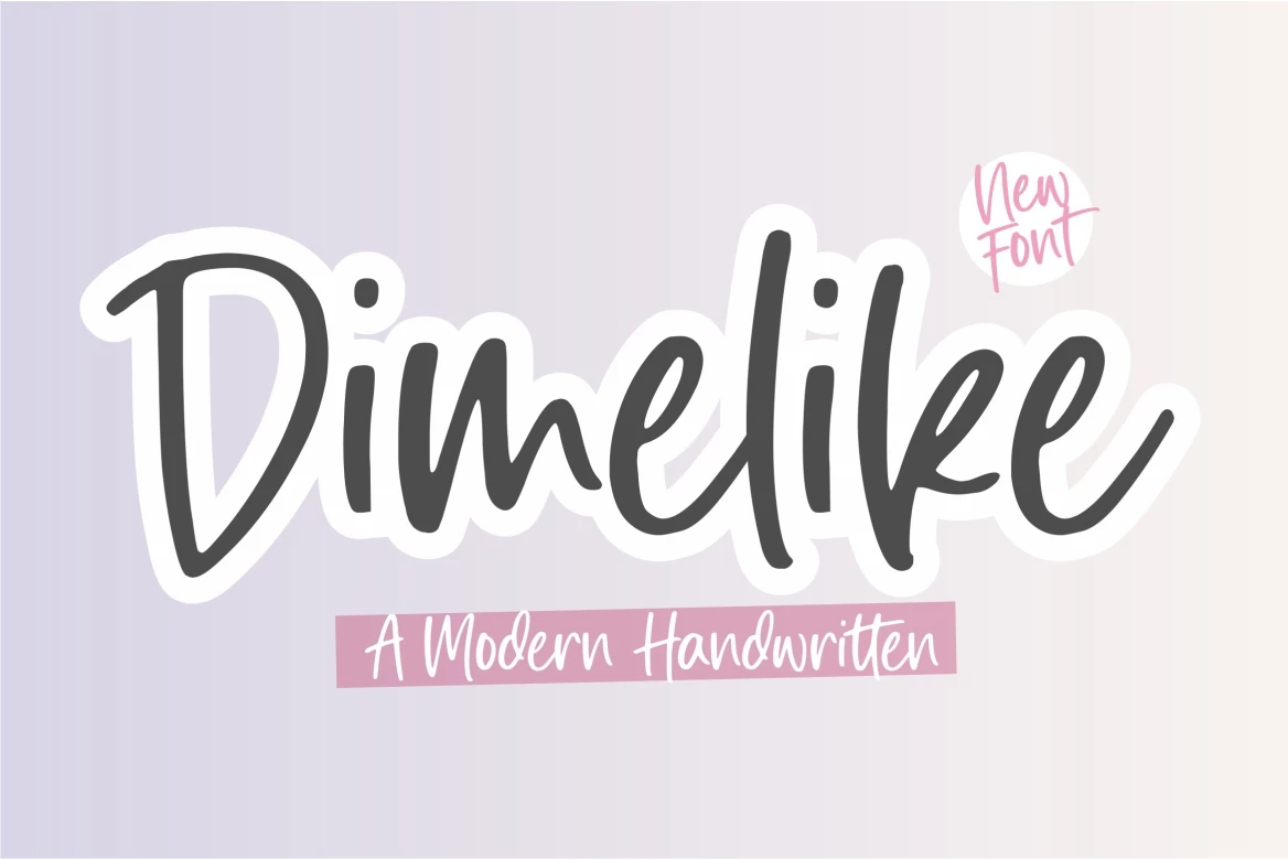 Dimelike Regular Font