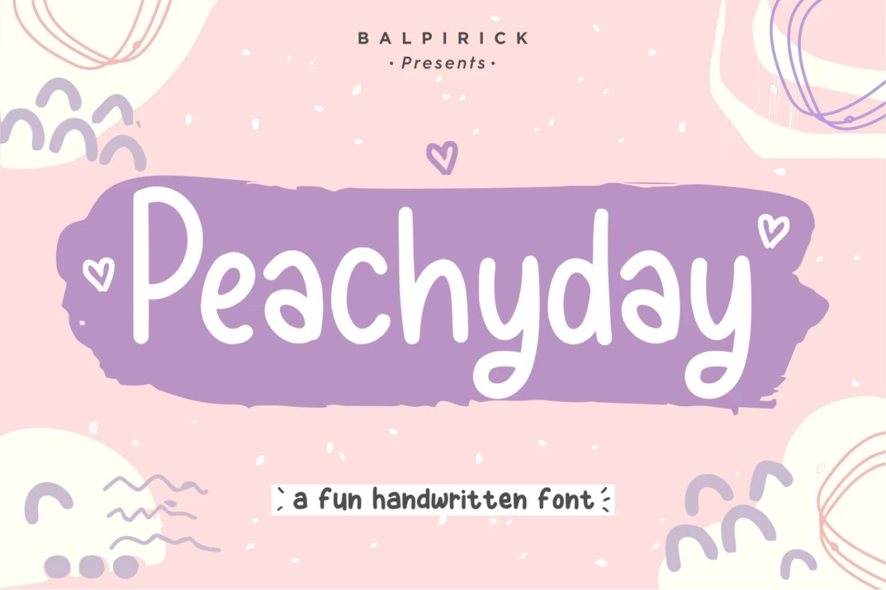 peachyday Regular Police d'écriture