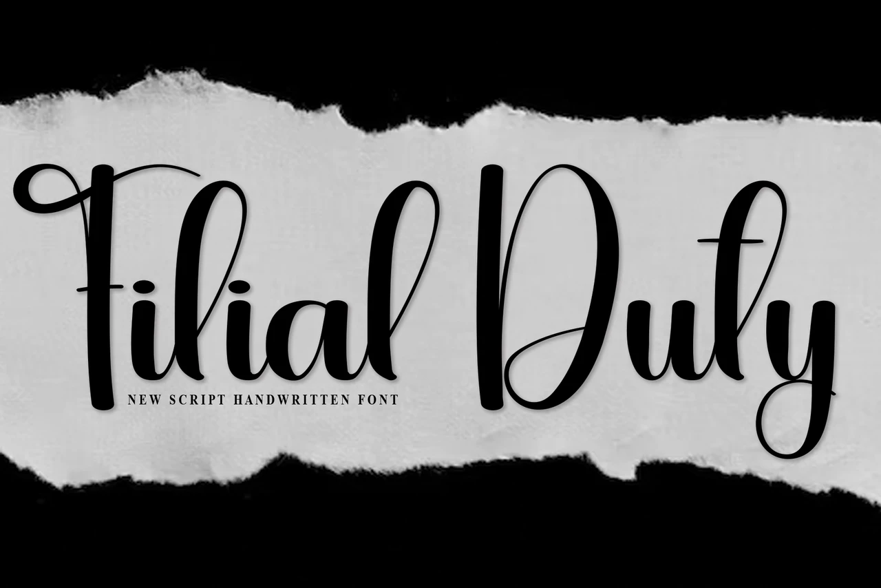Filial Duty Regular Font