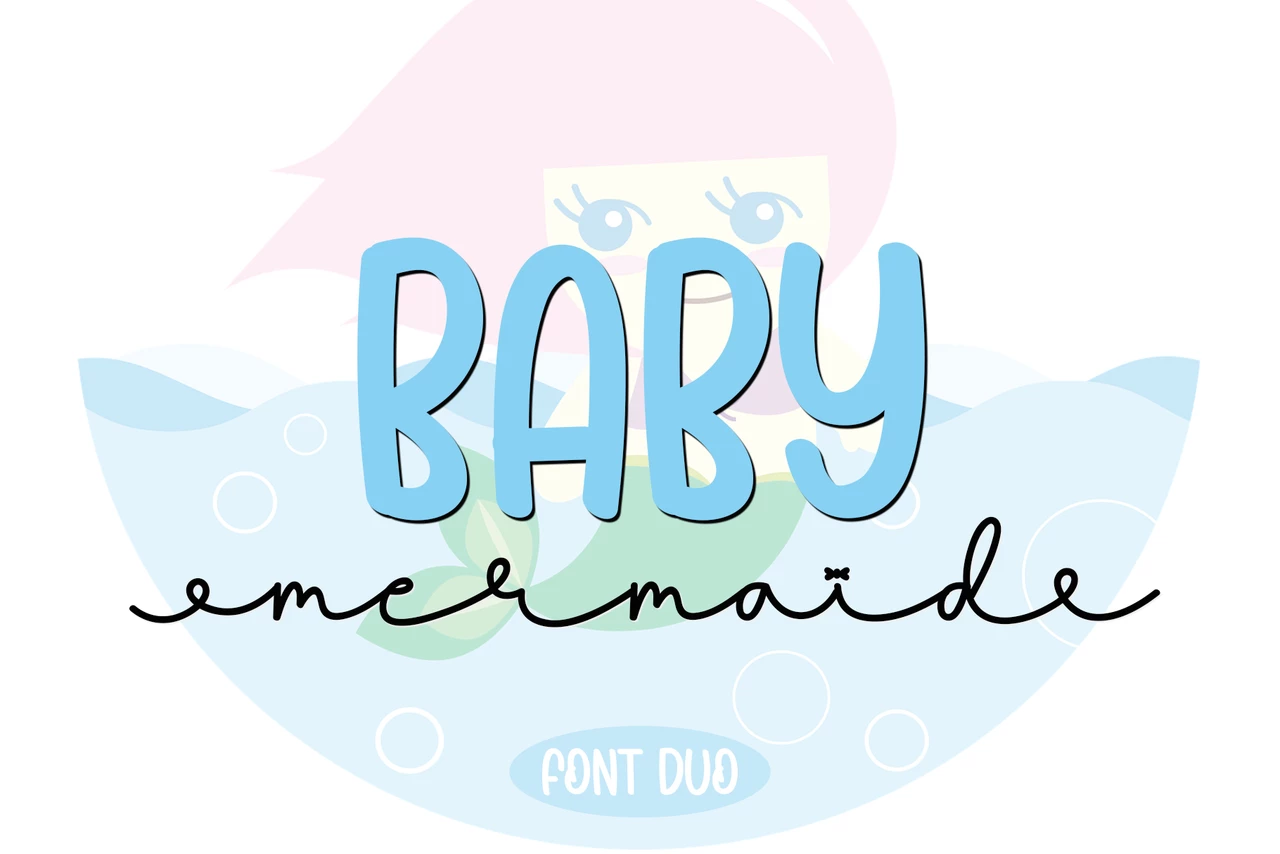 Baby Mermaid Line Regular Tipo de letra