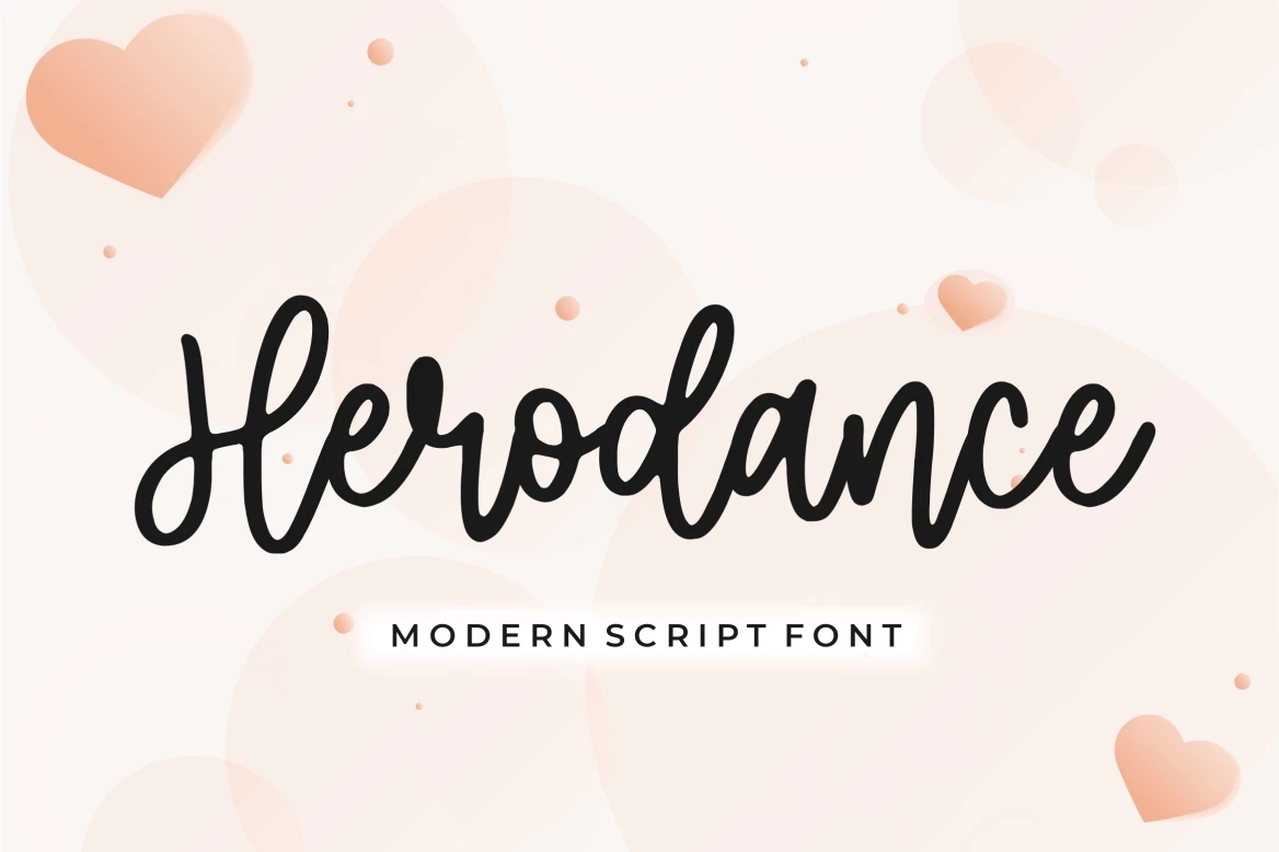 Herodance Regular Font