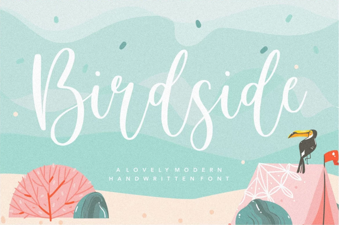 Birdside Regular Font