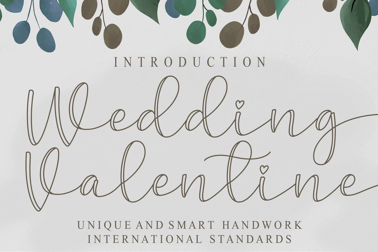 Wedding Valentine Regular Tipo de fuente
