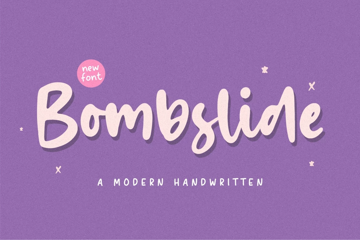 Bombslide Regular Font
