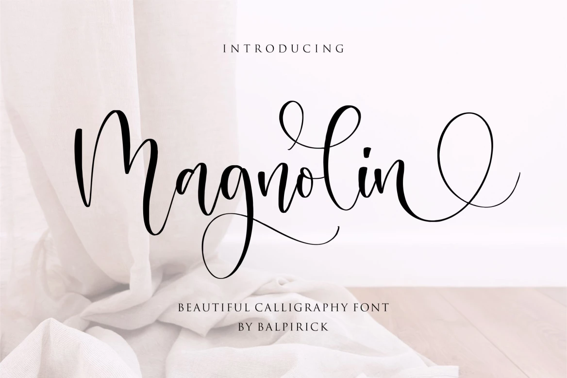 Magnolin Regular Tipo de fuente