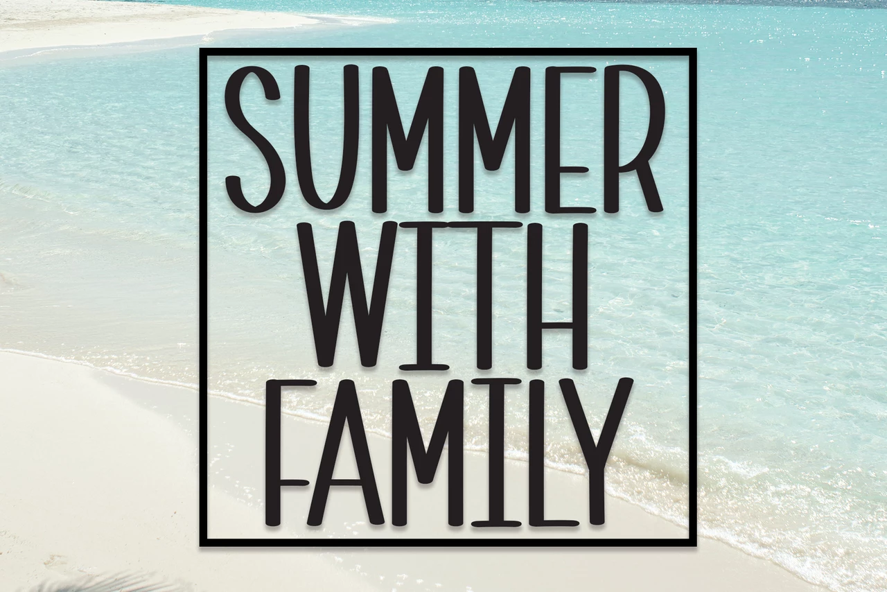 Summer With Family Regular Lettertype