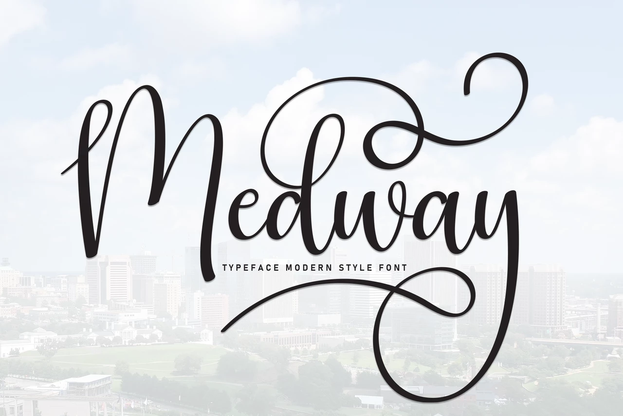 Medway Regular Schriftart