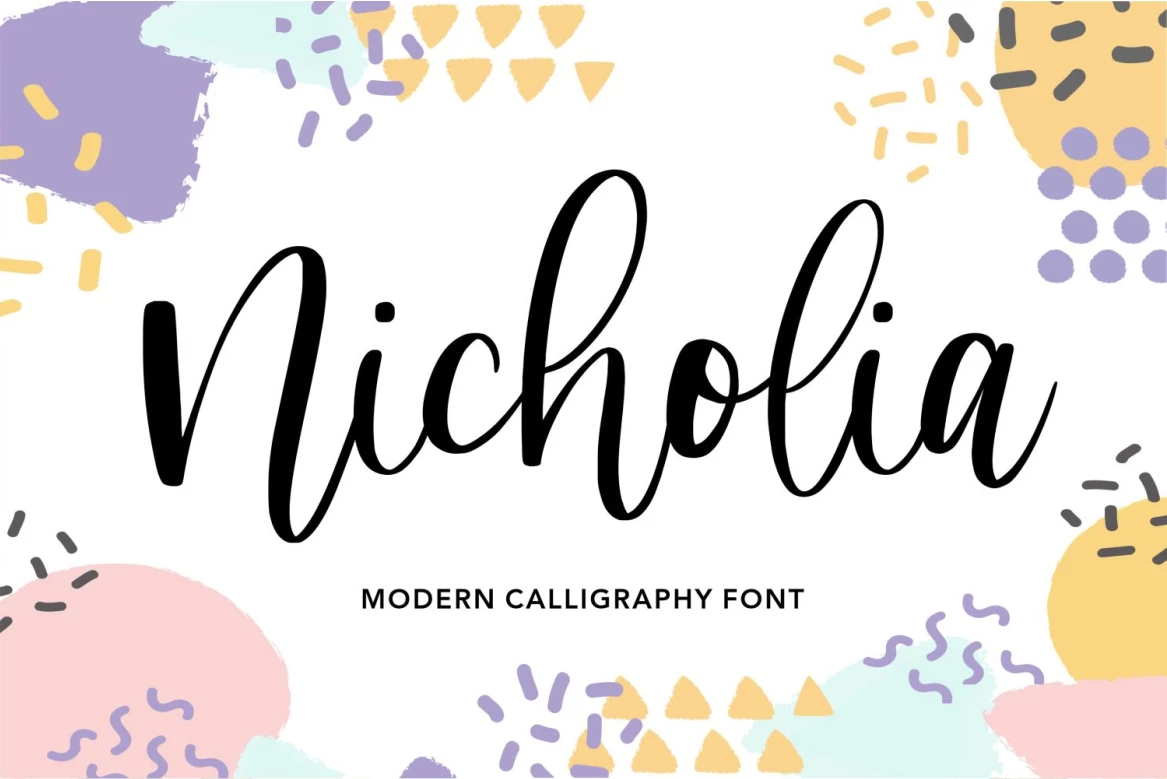 Nicholia Regular Schriftart