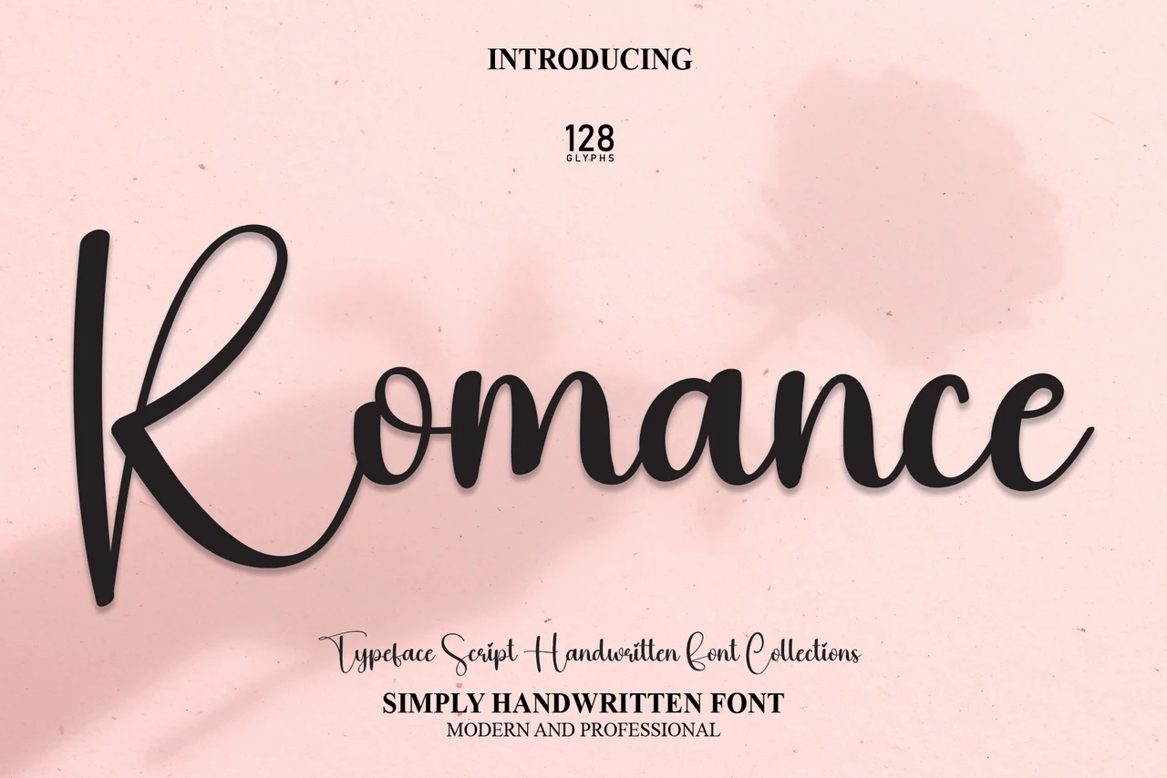 Romance Regular Lettertype