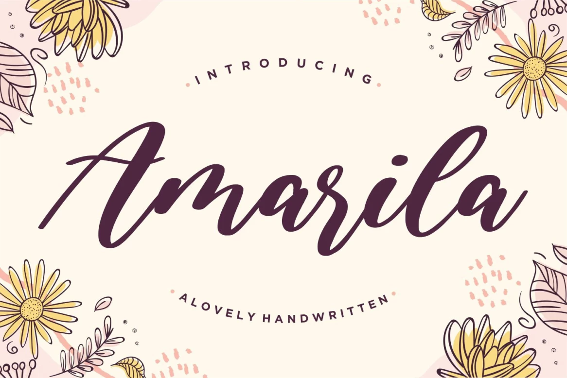 Amarila Regular Caratteri tipografici