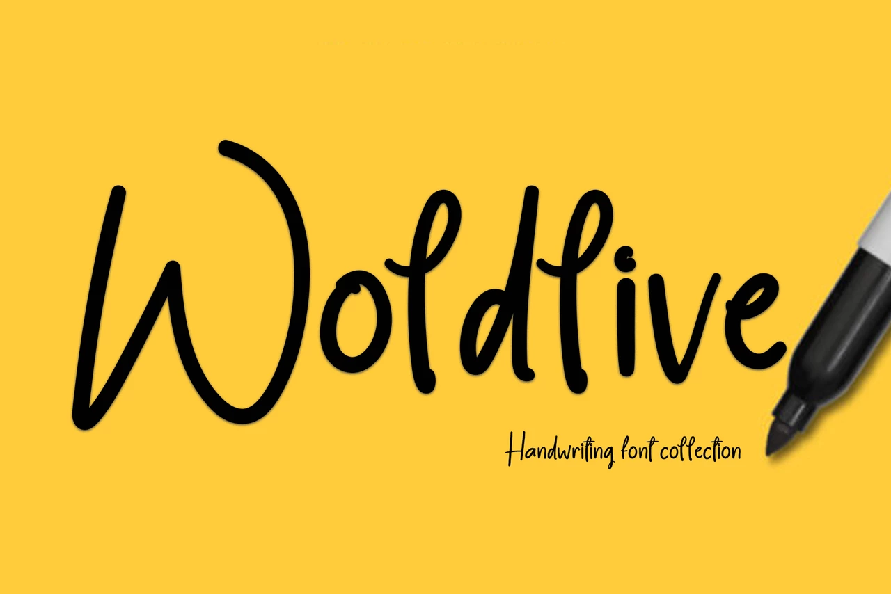 Woldlive Regular Font